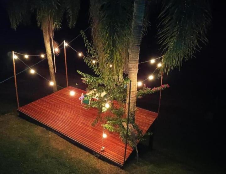 Jardín al aire libre en Cabana dos Coqueiros Para-tí