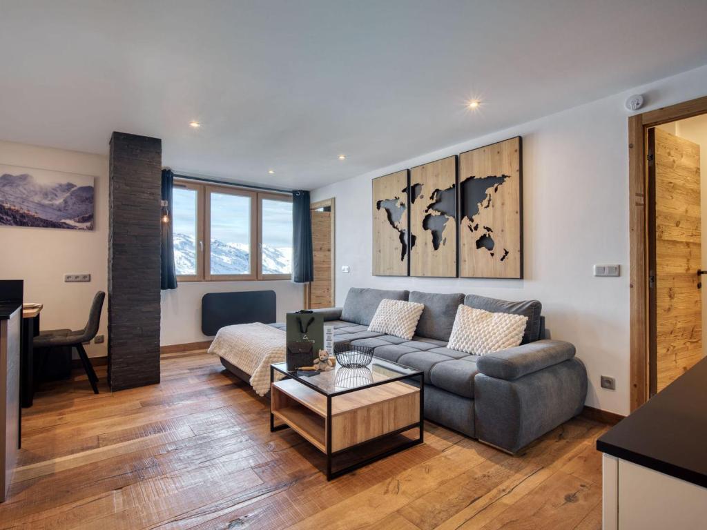 Appartement de 52m² pour 6 personnes au centre de Val Thorens avec balcon