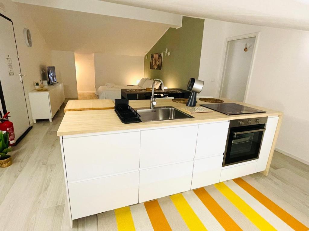 Una cocina o zona de cocina en PsApart