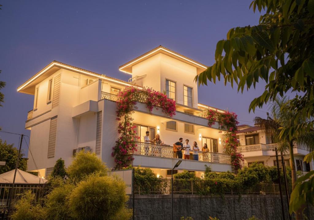 Budova, kde se vila nachází