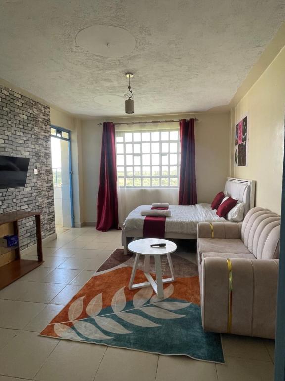 Posezení v ubytování The Nest