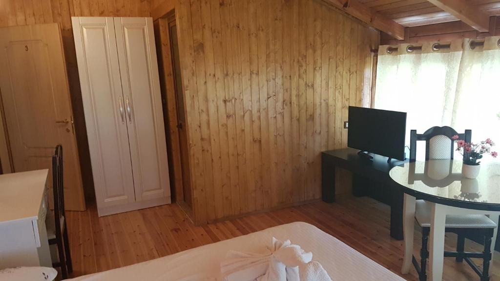TV a/nebo společenská místnost v ubytování Hotel Vataksi