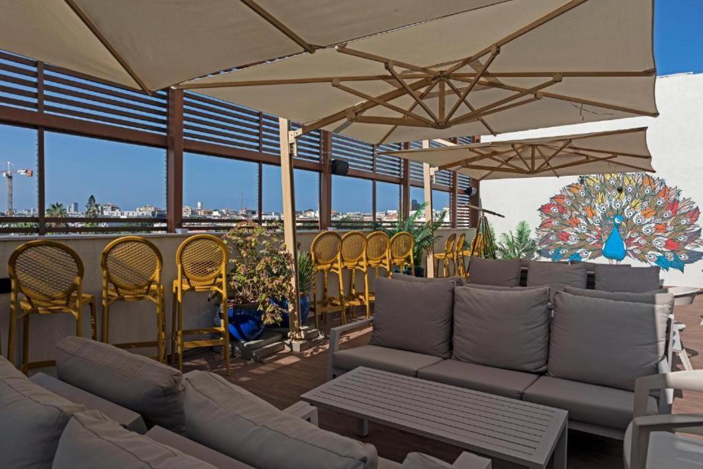 Χώρος καθιστικού στο Abba Hotel Tel-Yafo - former Numa