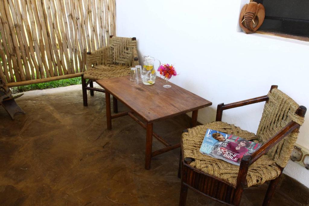 Posezení v ubytování Sheba Cottages - Diani Beach