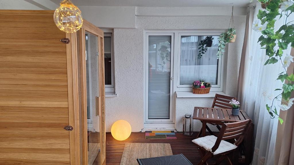 Χώρος καθιστικού στο Apartment in Hattingen