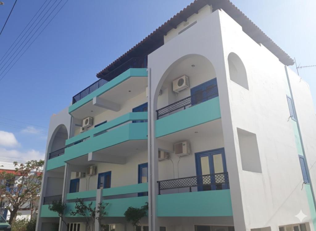 El edificio en el que está el departamento