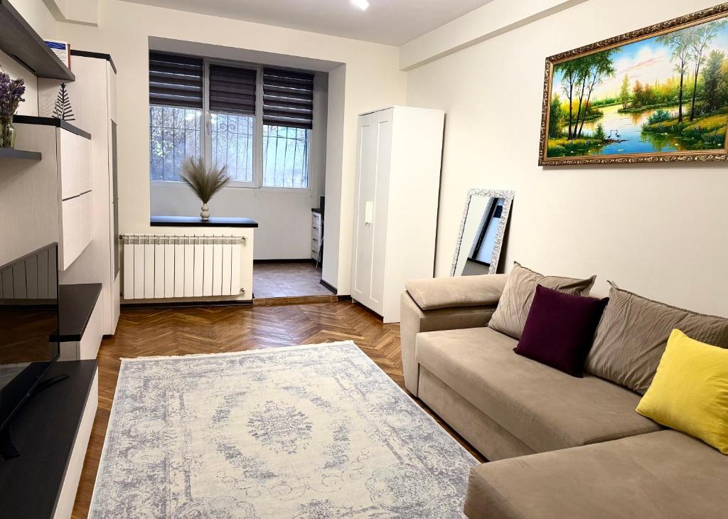 Χώρος καθιστικού στο Cozy