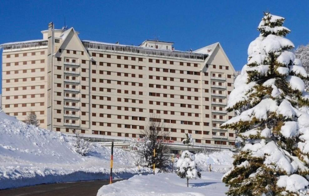 Monolocale residence Paradiso Aremogna om vinteren