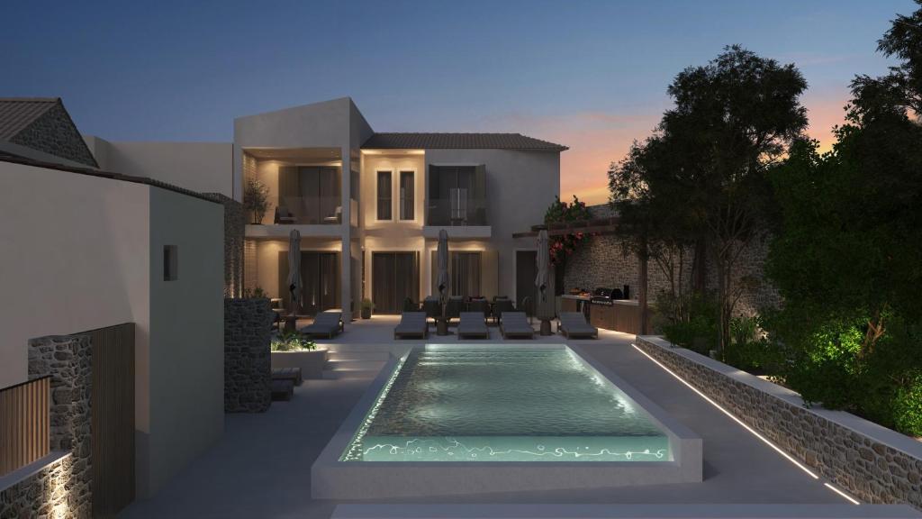 Sundlaugin á Casa Harmonia - 5-Bedroom Group Villa with Private Pool, Outdoor Cinema & Fire Pit eða í nágrenninu