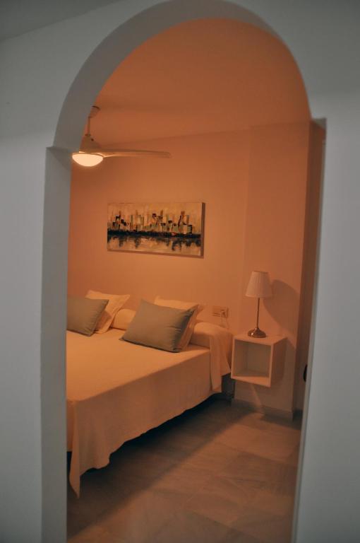 Postel nebo postele na pokoji v ubytování Apartamento Miramar