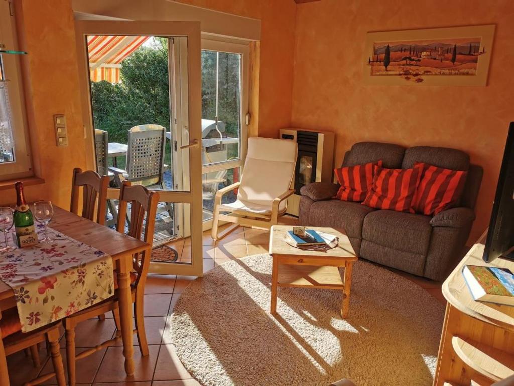 Χώρος καθιστικού στο Haus Sonne