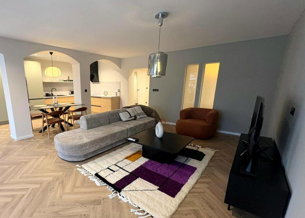 Χώρος καθιστικού στο Hévíz Luxury by STN