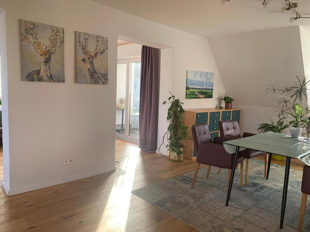 Гостиная зона в Wohnung Nähe Clemenshospital