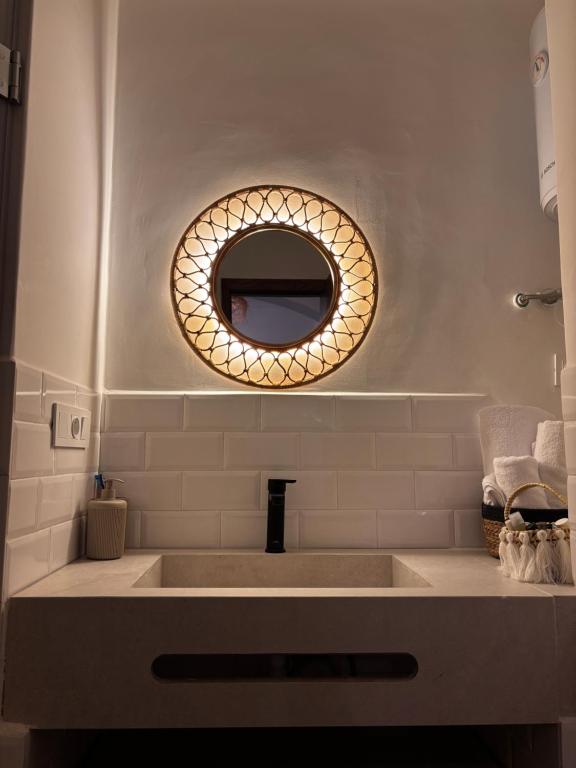 Koupelna v ubytování Casa Norte