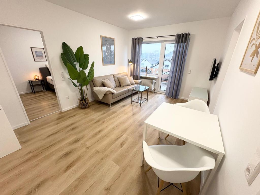 Χώρος καθιστικού στο HUGOS Design Apartment