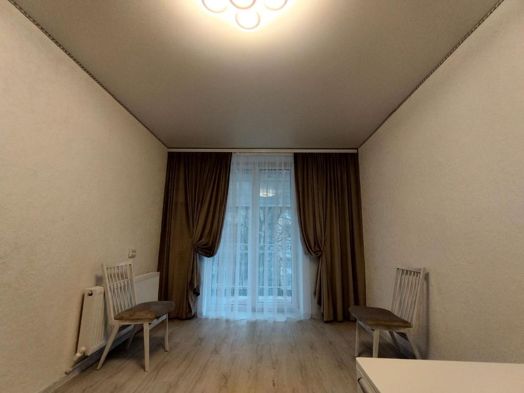 Ένα ή περισσότερα κρεβάτια σε δωμάτιο στο Apartament cu 1 camera