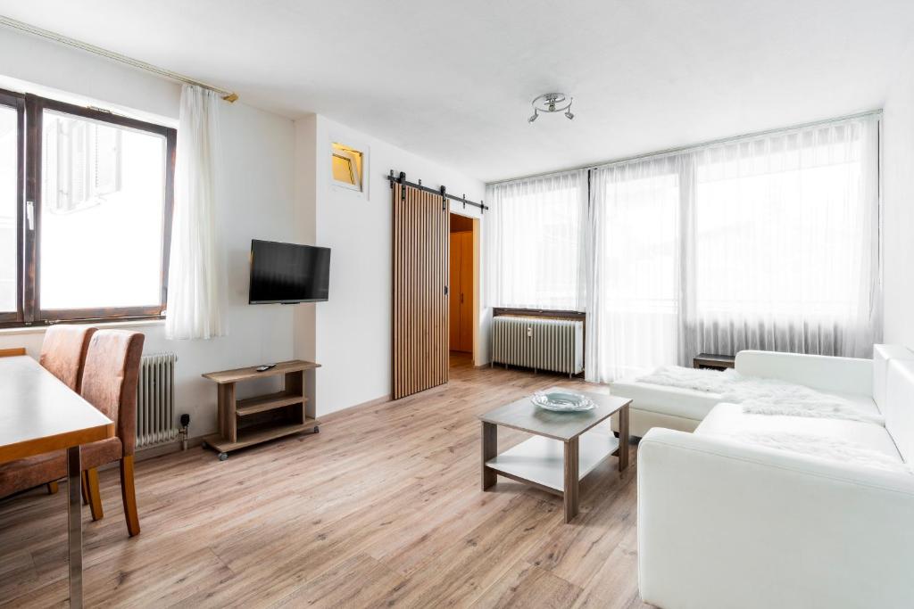 Et tv og/eller underholdning på Alpine Escape Cozy Retreat