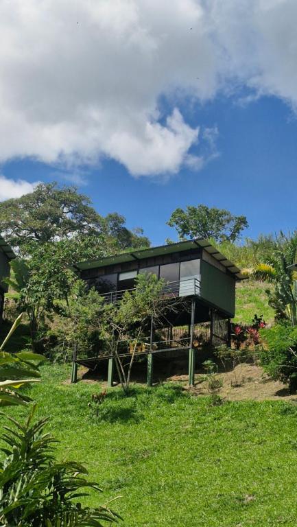 Κήπος έξω από το Magma "Eco Hotel Cabañas"