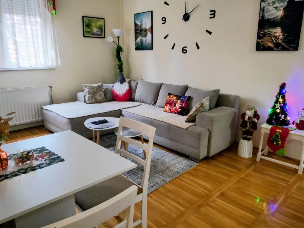 Posezení v ubytování SkyBreak Apartment