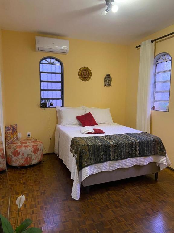 Ένα ή περισσότερα κρεβάτια σε δωμάτιο στο Zen Maharani Guesthouse - Qt nº 1