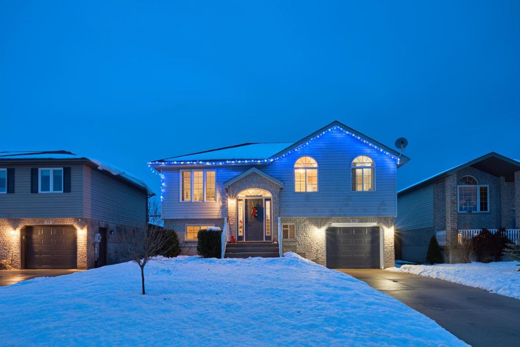 Bygningen som feriehuset ligger i