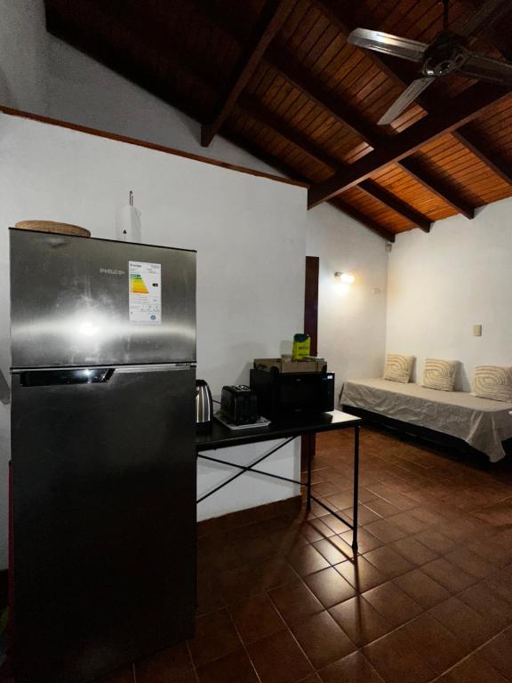 En eller flere senge i et værelse på Departamento Bitcoins House Gutenberg