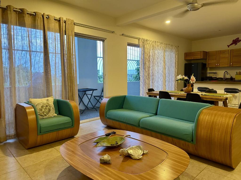 Χώρος καθιστικού στο Terraza Carrizalillo