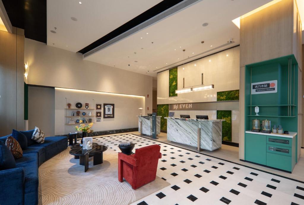 Kuchyň nebo kuchyňský kout v ubytování EVEN Hotel Chengdu Phoenix Mountain by IHG