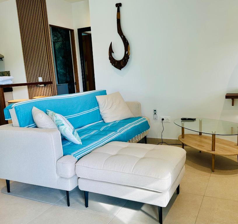 Et opholdsområde på Nanua Lodge 2 blue