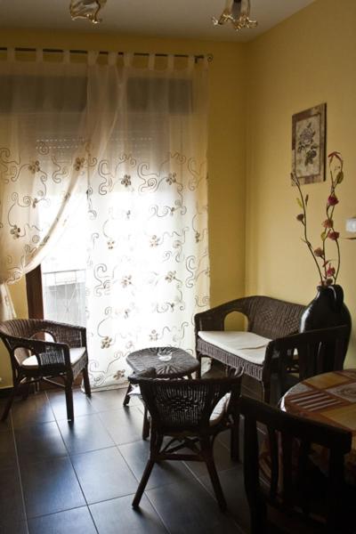 Posezení v ubytování B&B Monte Vulture
