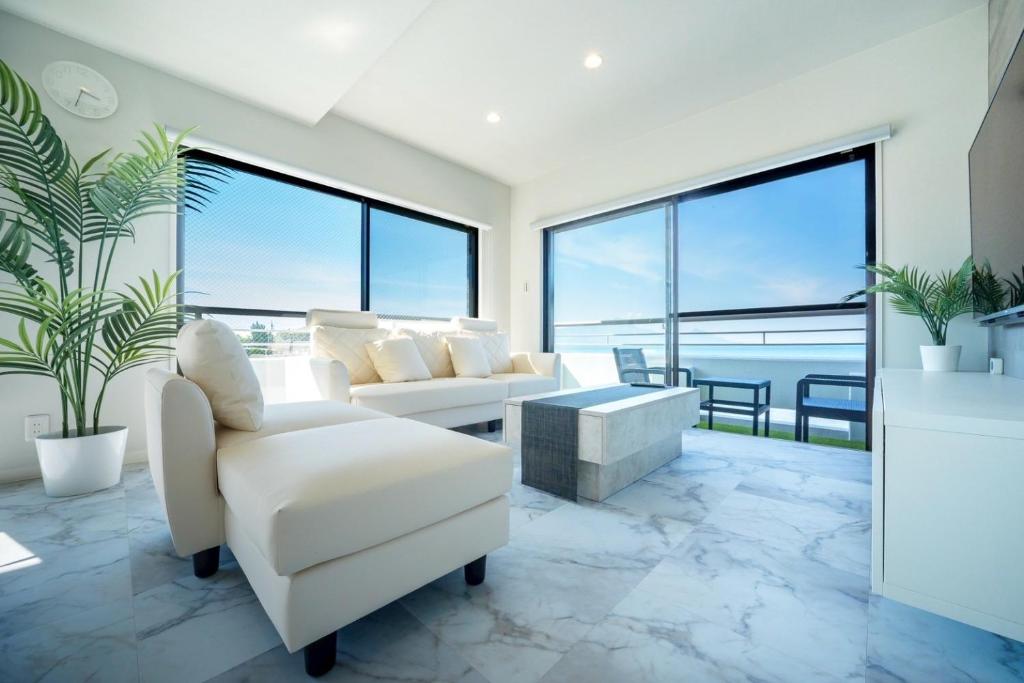 Et opholdsområde på 波音テラス天草