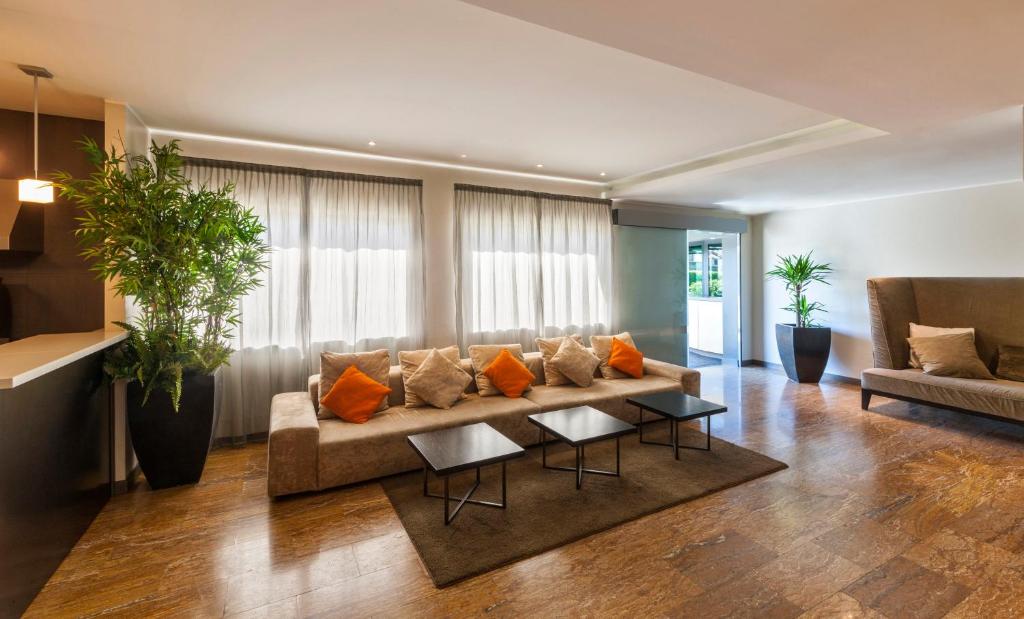 Posezení v ubytování Living Hotel Milano