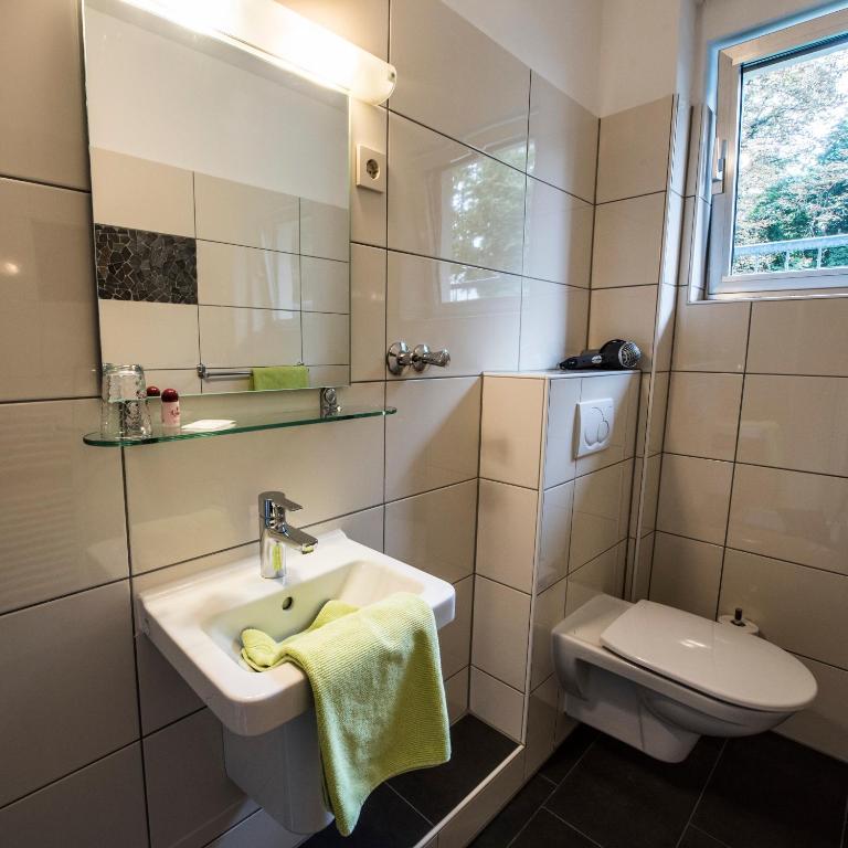 Koupelna v ubytování Hotel Baccara