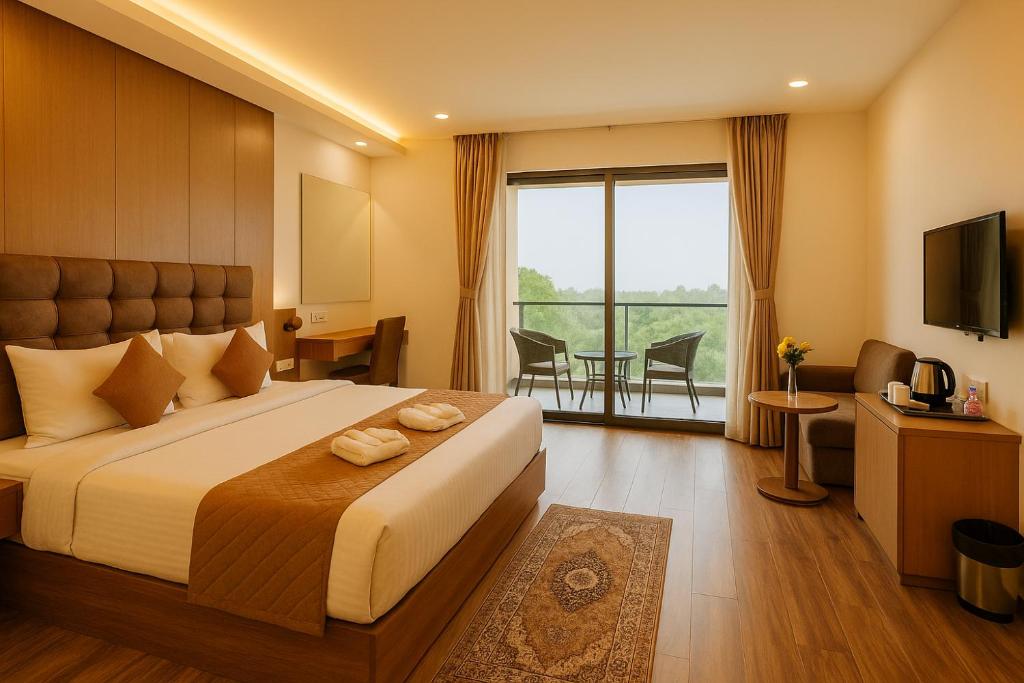 TV a/nebo společenská místnost v ubytování The Continental Gangtok - Pime location hotel - Best rated property of 2024-25