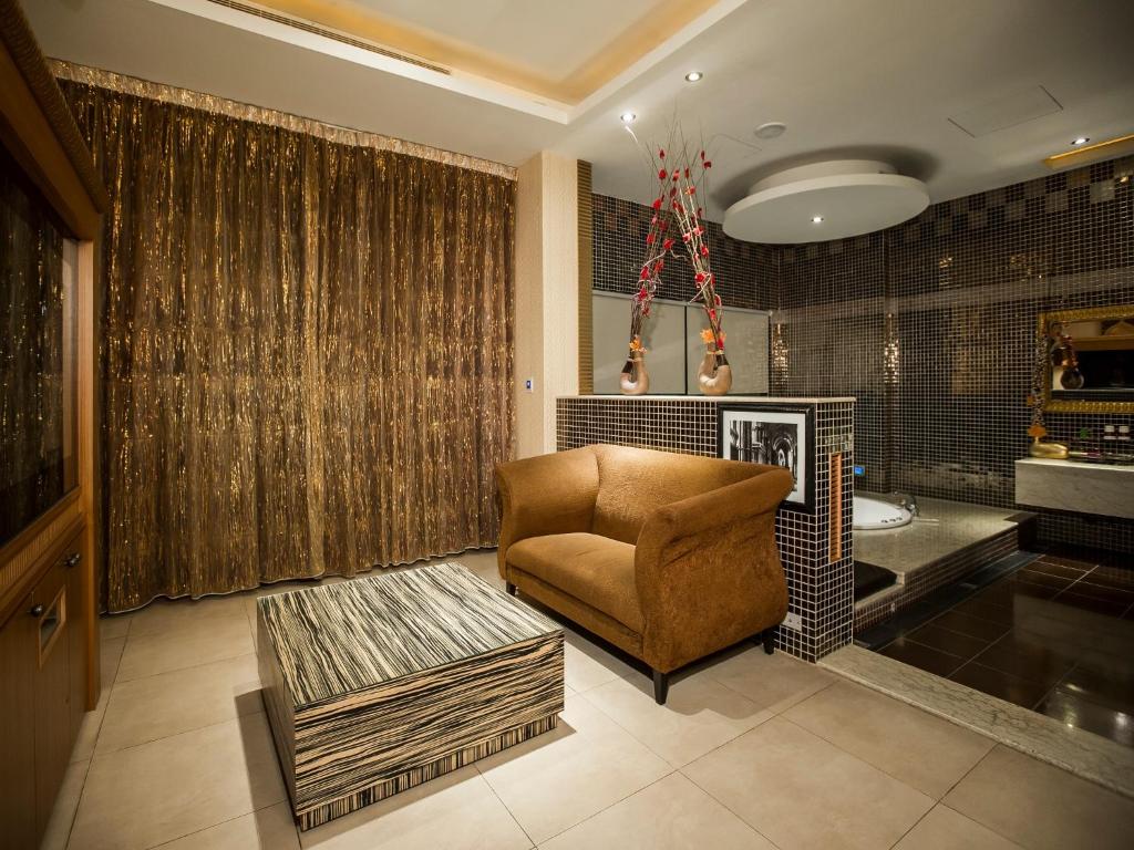 Kuchyň nebo kuchyňský kout v ubytování Moon Area Motel