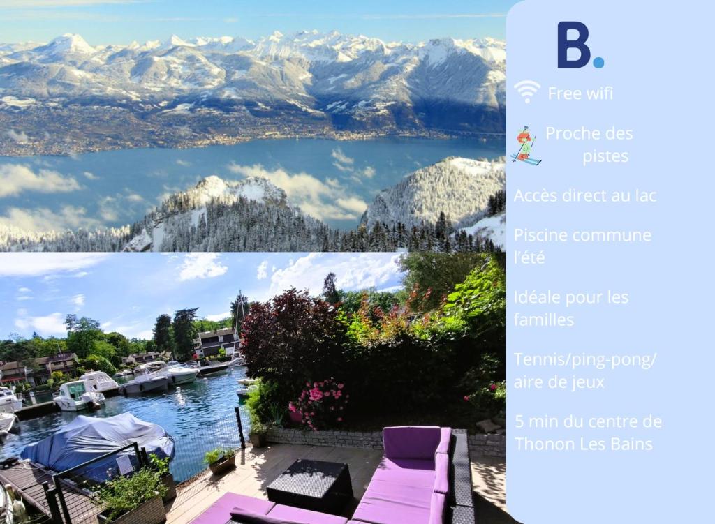 Le bonheur les pieds dans l'eau في تونو لي بان: مجموعة من الصور لبحيرة وجبال