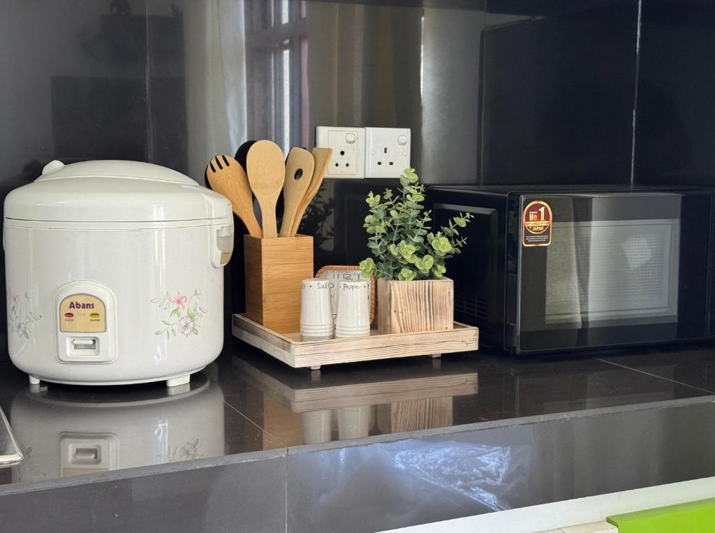 Køkken eller tekøkken på Cinnamon Apartments Panadura