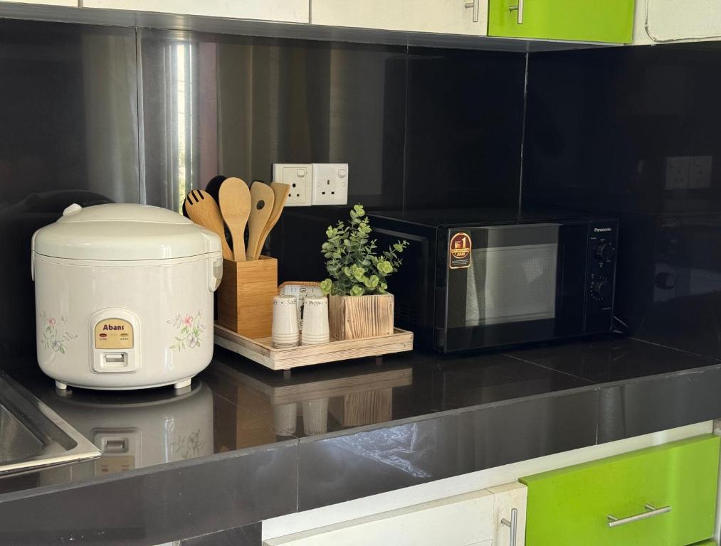 Køkken eller tekøkken på Cinnamon apartment