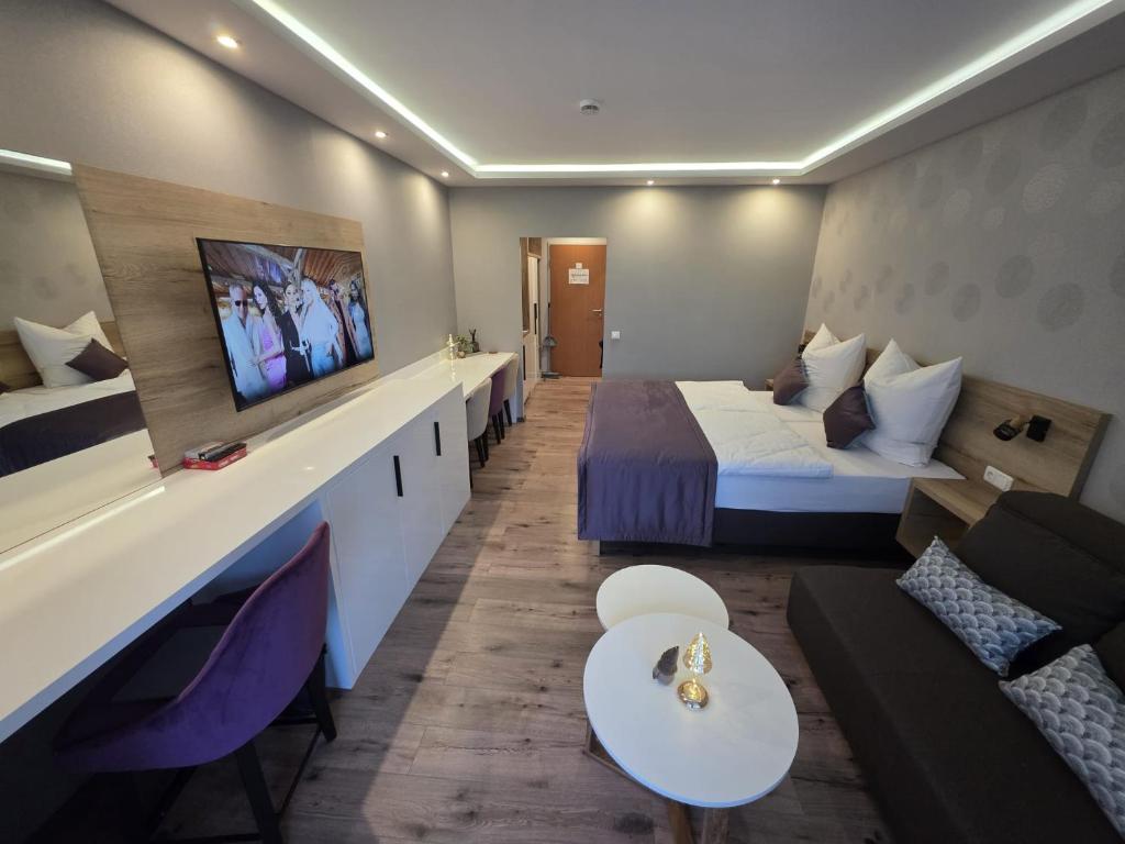 TV a/nebo společenská místnost v ubytování TeMax Lux Hahnenklee