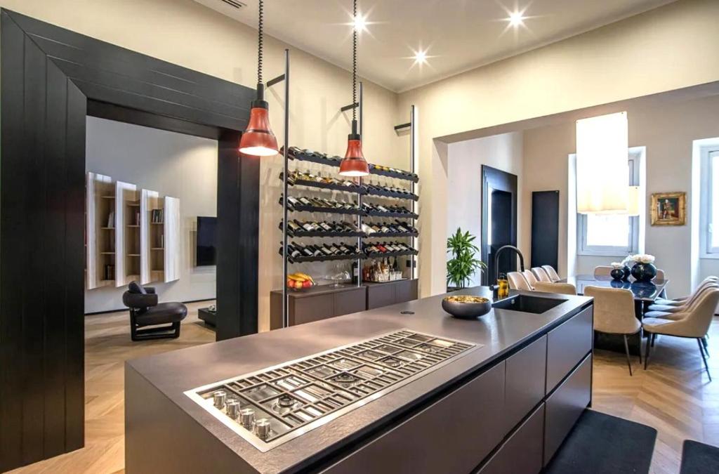 Kuchyň nebo kuchyňský kout v ubytování La Dolce Vita