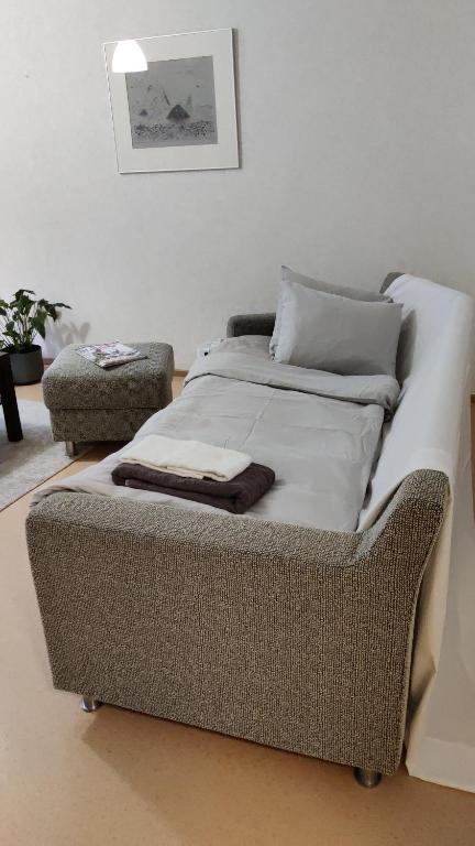 Χώρος καθιστικού στο Rivitalohuoneisto, Kinnula