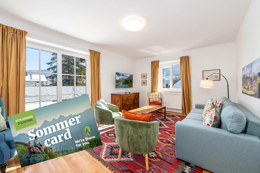 Posezení v ubytování Alpine Zeitgeist Apartment - by myNests