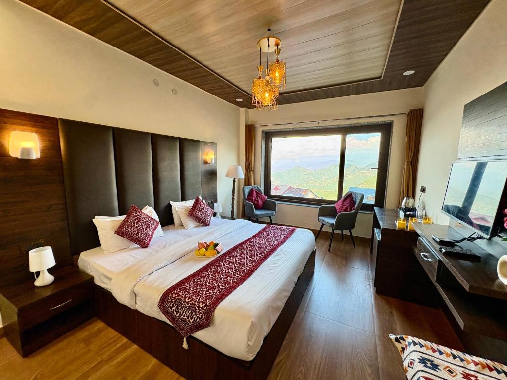 Postel nebo postele na pokoji v ubytování The Zen Villa