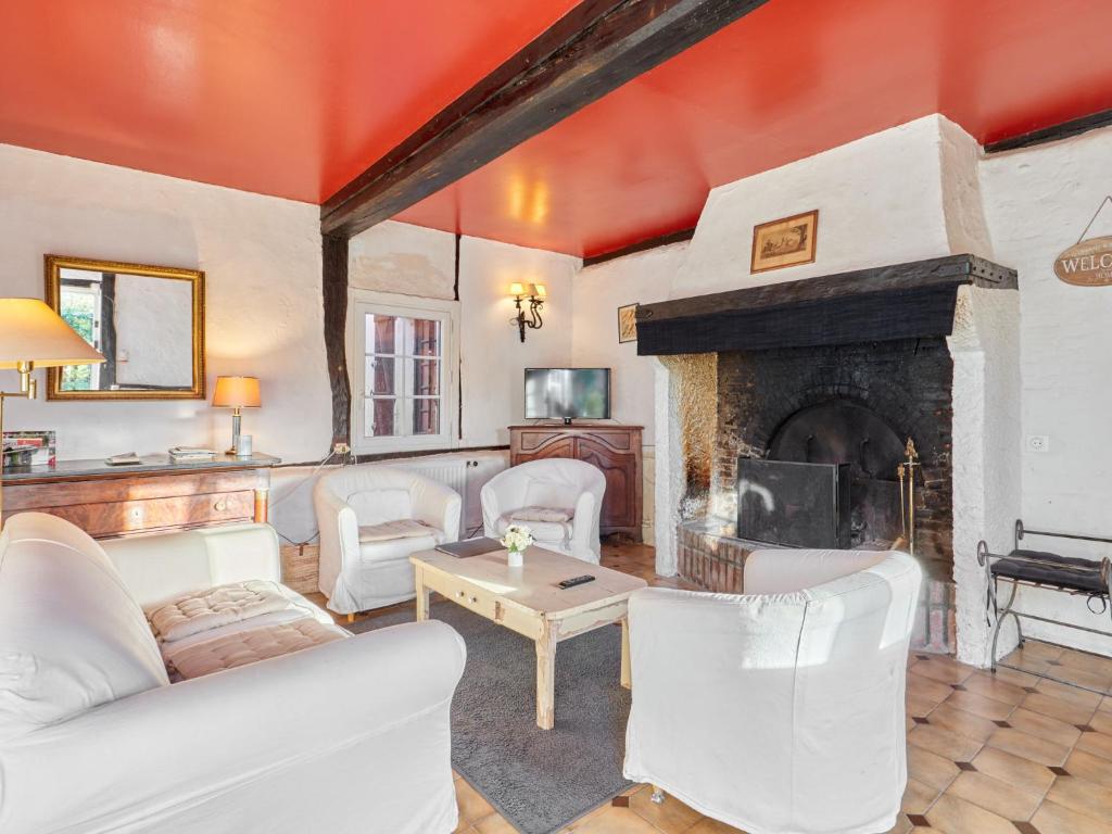 Et opholdsområde på Holiday Home La Ferme by Interhome