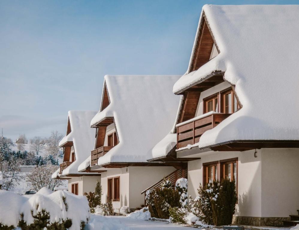 Το Apartamenty, pokoje PRZY TERMACH - 70 m Termy Szaflary, 150 m Gorący Potok τον χειμώνα