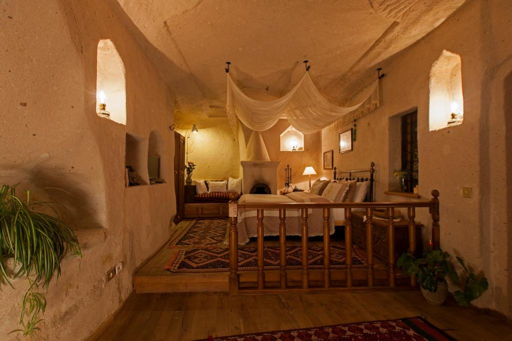Posezení v ubytování Kale Konak Cappadocia