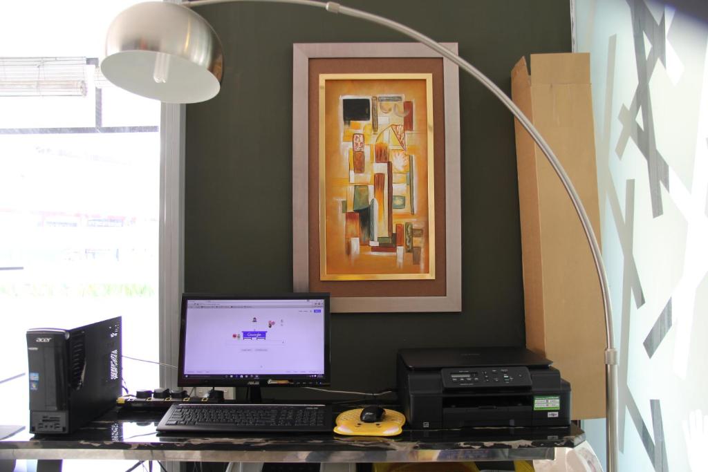 TV a/nebo společenská místnost v ubytování M Design Hotel @ Seri Kembangan