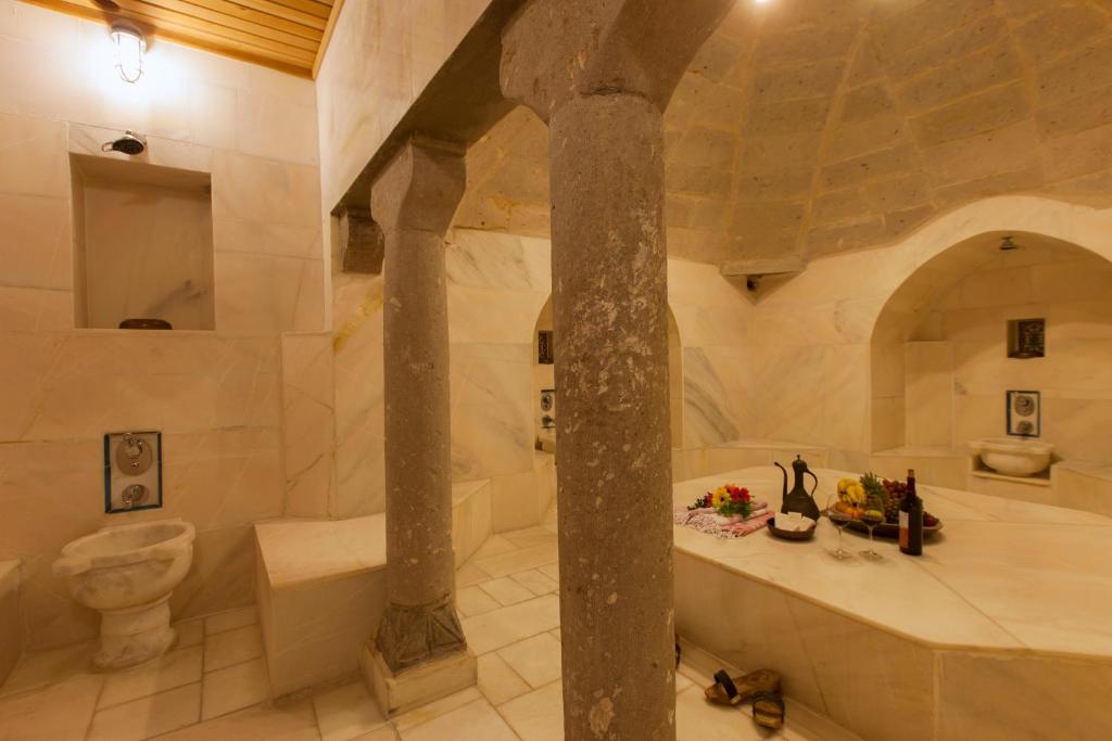 Koupelna v ubytování Kale Konak Cappadocia