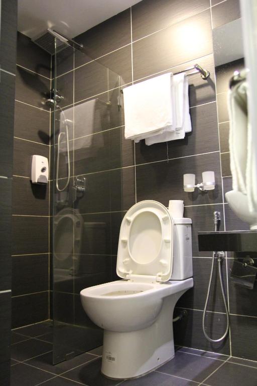 Koupelna v ubytování M Design Hotel @ Seri Kembangan