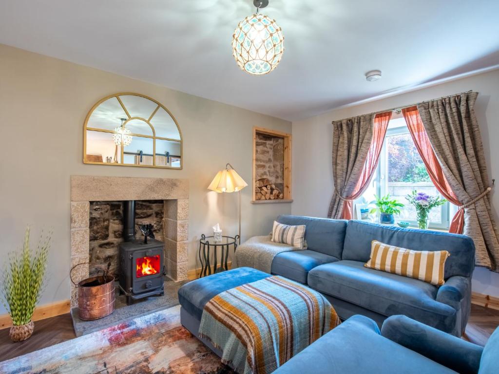 Χώρος καθιστικού στο Holiday Home Cooriedoon by Interhome